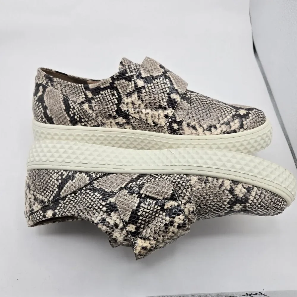 Aerosoles Womens Shoes Flats Size 9M Slip-on Snake‎ Print Casual Classic
